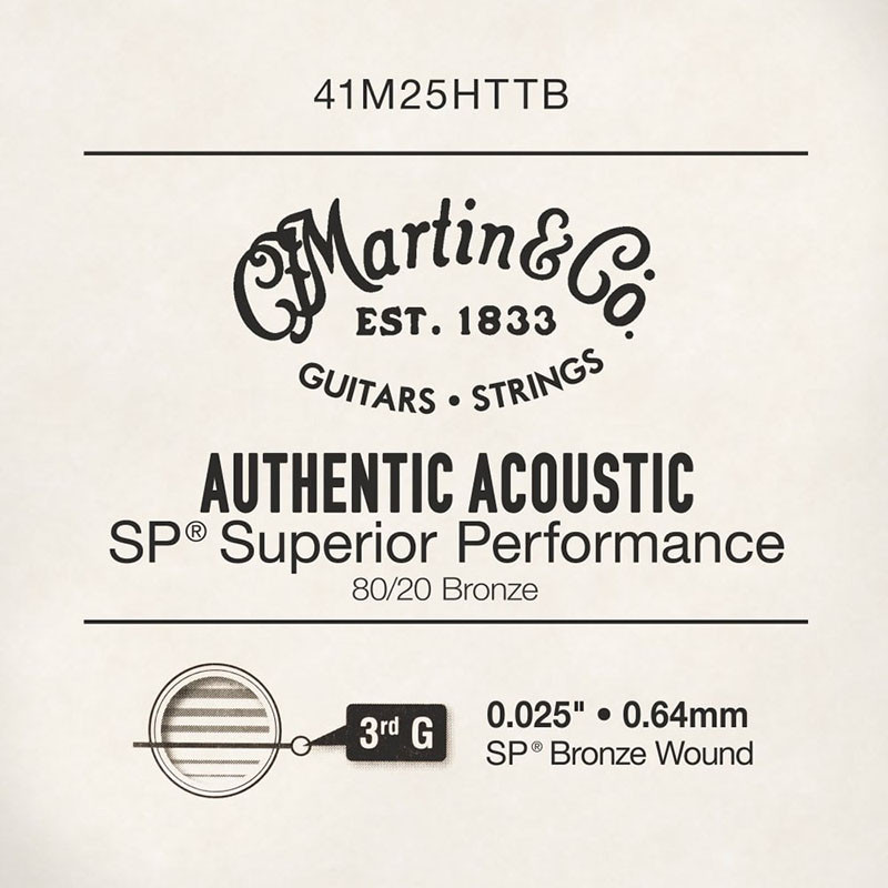 Струни Martin Authentic Acoustic String 25 (41M25HTTB)