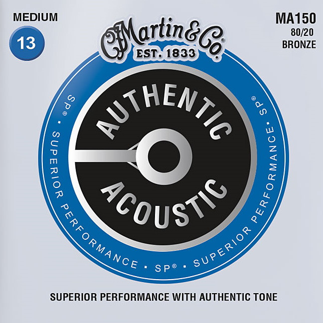 Струни Martin Authentic Acoustic SP Bronze 13-56 (MA150)