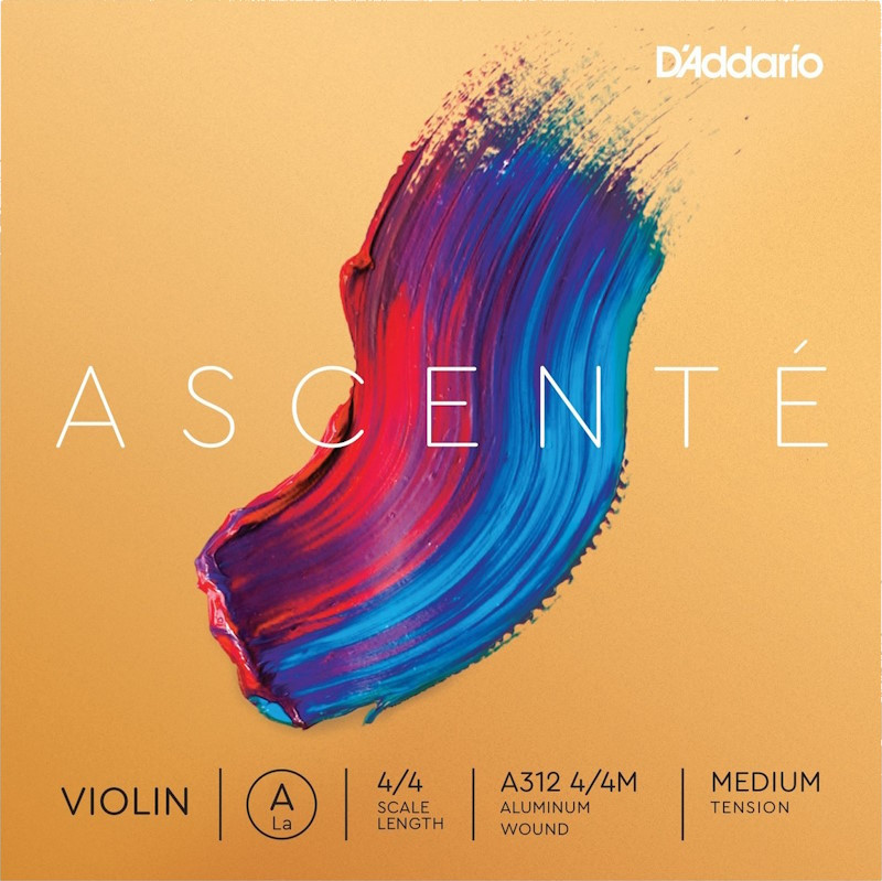 Струны DAddario Ascente Violin A String 4/4 Size Medium (A312 4/4M)