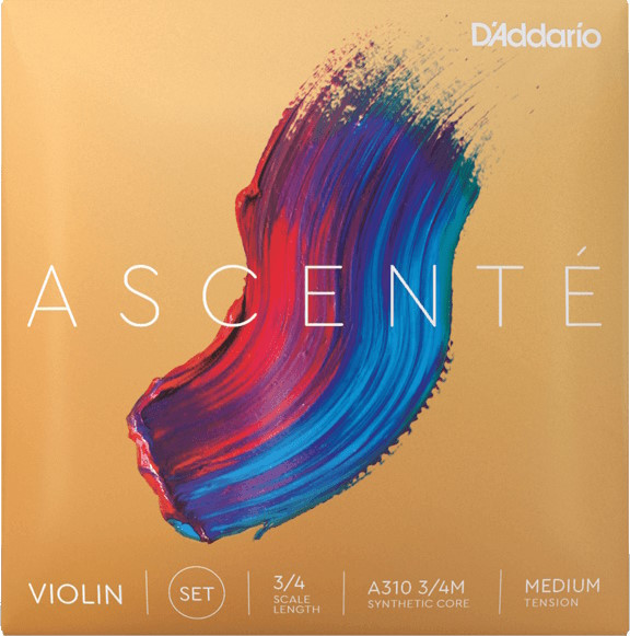 Струны DAddario Ascente Violin String Set 3/4 Size Medium (A310 3/4M)