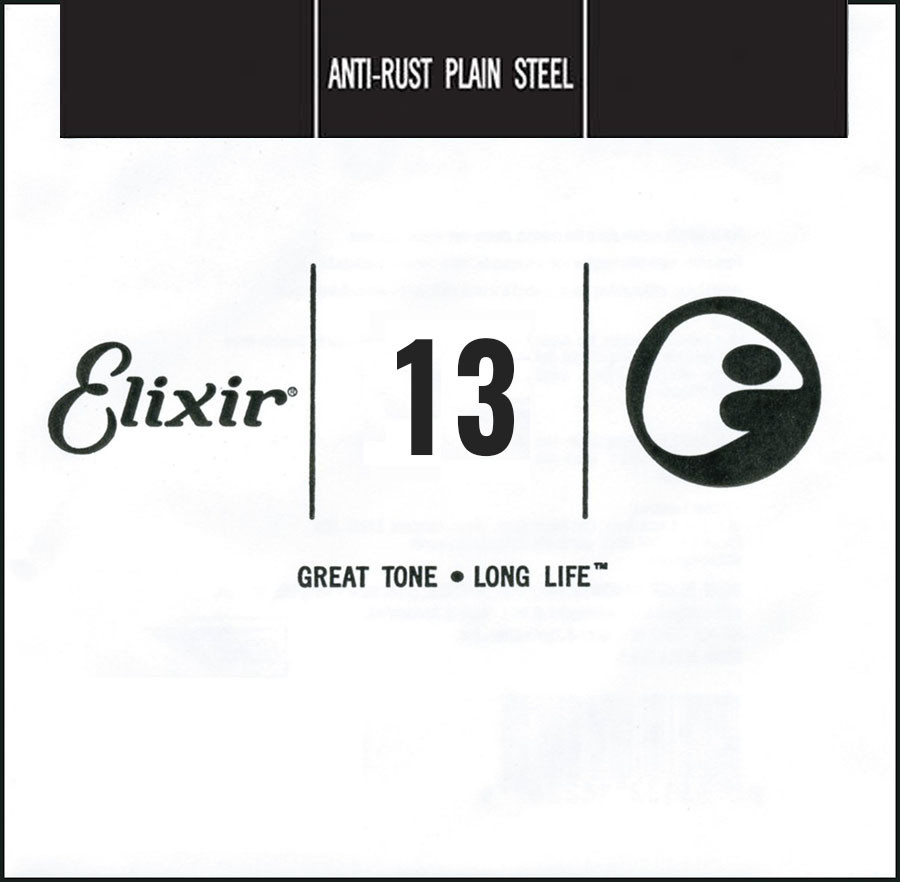 Струны Elixir Anti-Rust Plain Steel Single 13 (13013)