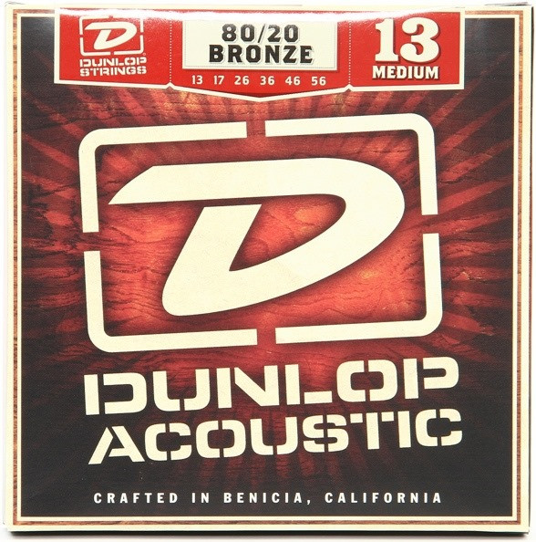 Струни Dunlop 80/20 Bronze Medium 13-56 (DAB1356)