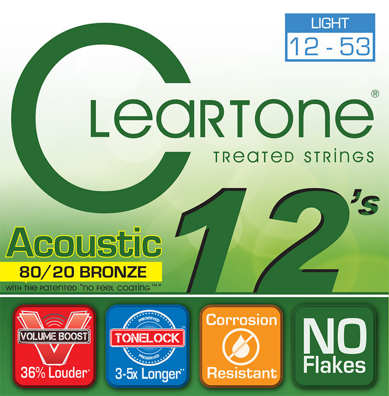 Струны Cleartone 80/20 Bronze Light 12-53 (7612)