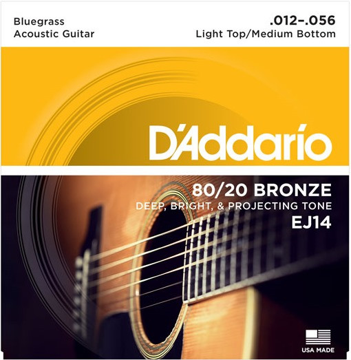 Струни DAddario 80/20 Bronze 12-56 (EJ14)