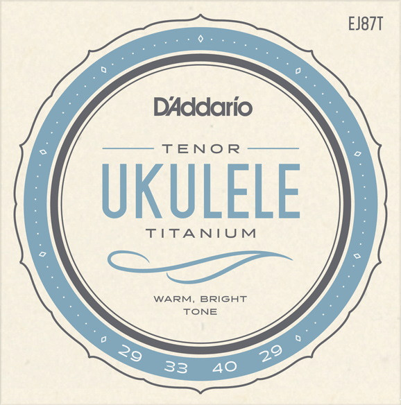 Струны DAddario Titanium Ukulele Tenor (EJ87T)