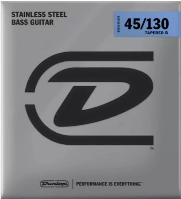 Струны Dunlop Super Bright Nickel Wound 5-String Bass Tapered B 45-130 (DBSBN45130T)