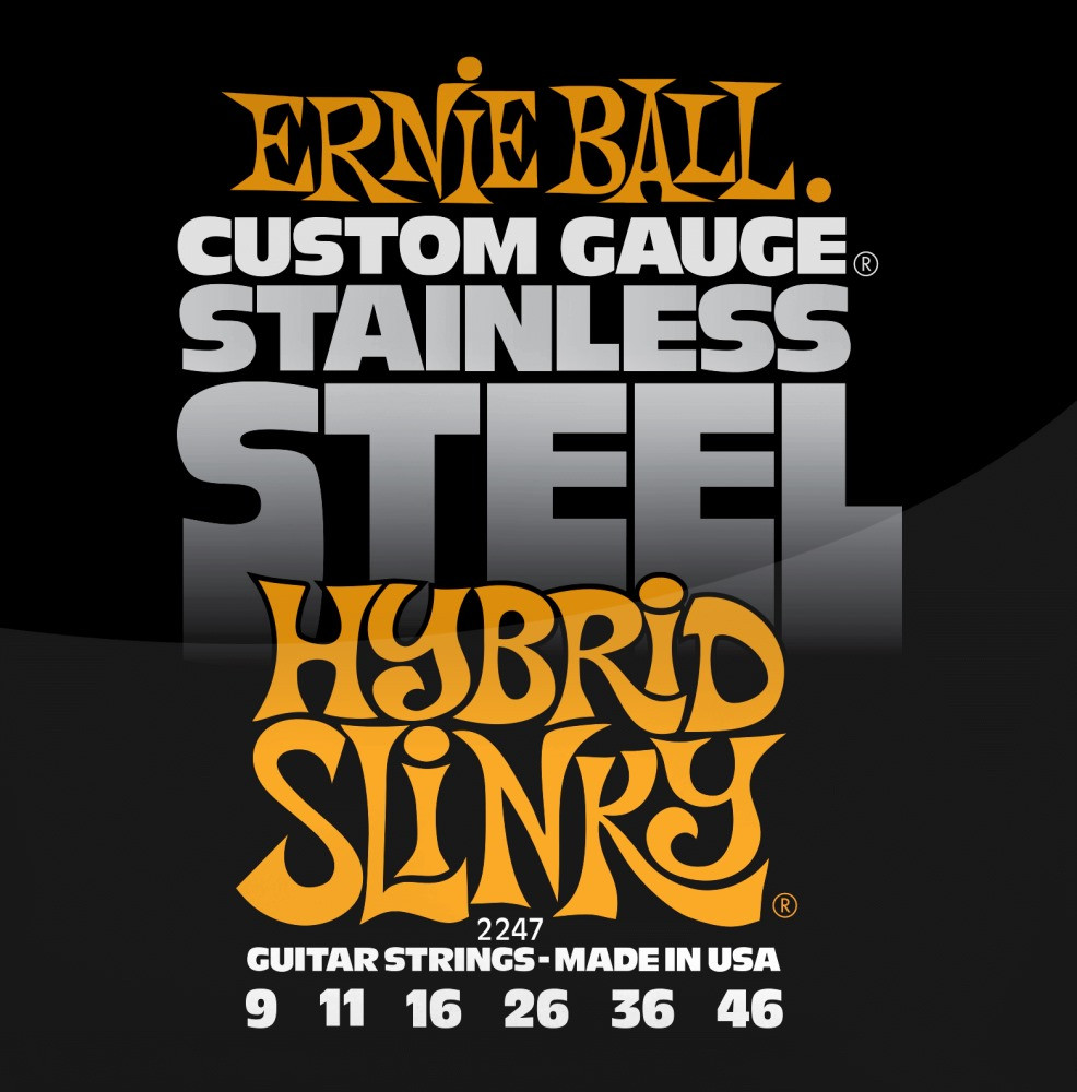 Струны Ernie Ball Slinky Stainless Steel 9-46 (2247)