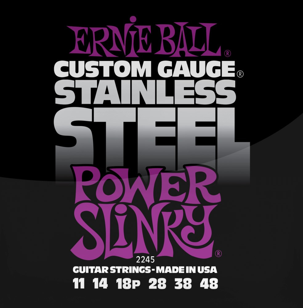 Струны Ernie Ball Slinky Stainless Steel 11-48 (2245)