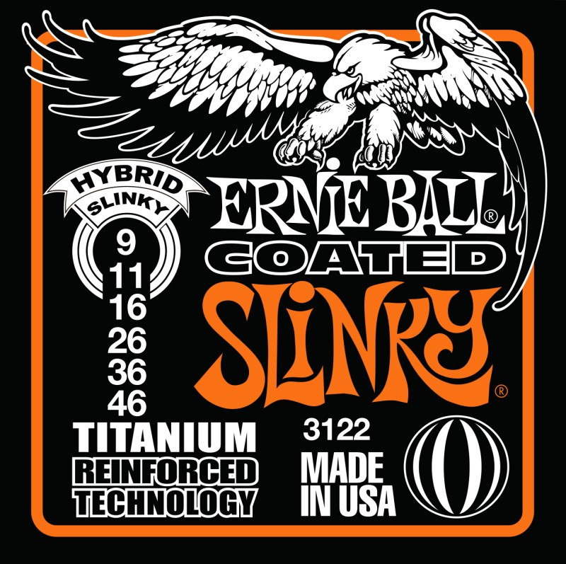 Струны Ernie Ball Slinky RPS Coated Titanium 9-46 (3122)
