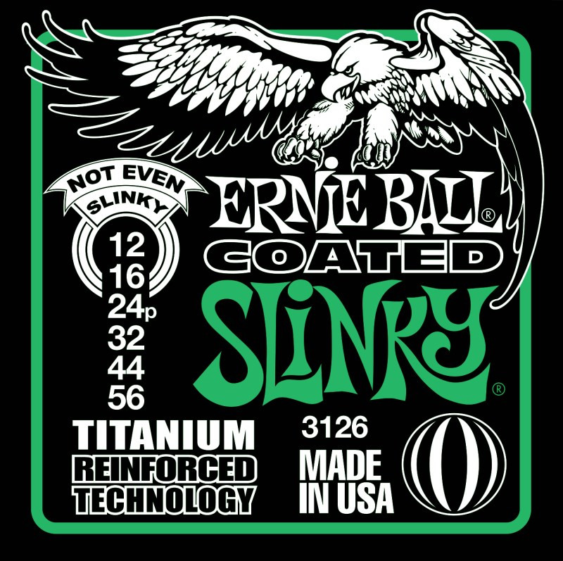 Струни Ernie Ball Slinky RPS Coated Titanium 12-56 (3126)