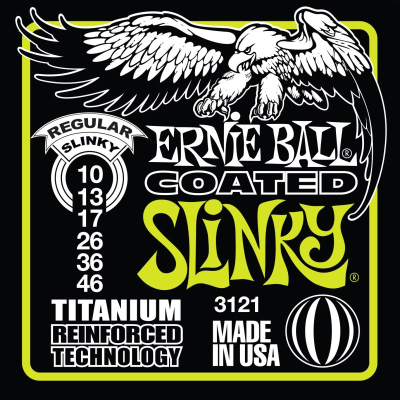 Струни Ernie Ball Slinky RPS Coated Titanium 10-46 (3121)