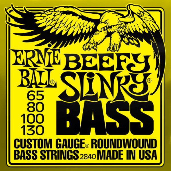 Струни Ernie Ball Slinky Nickel Wound Bass 65-130 (P02840)