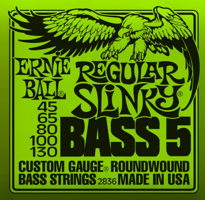 Струни Ernie Ball Slinky Nickel Wound Bass 5-String 45-130 (2836)