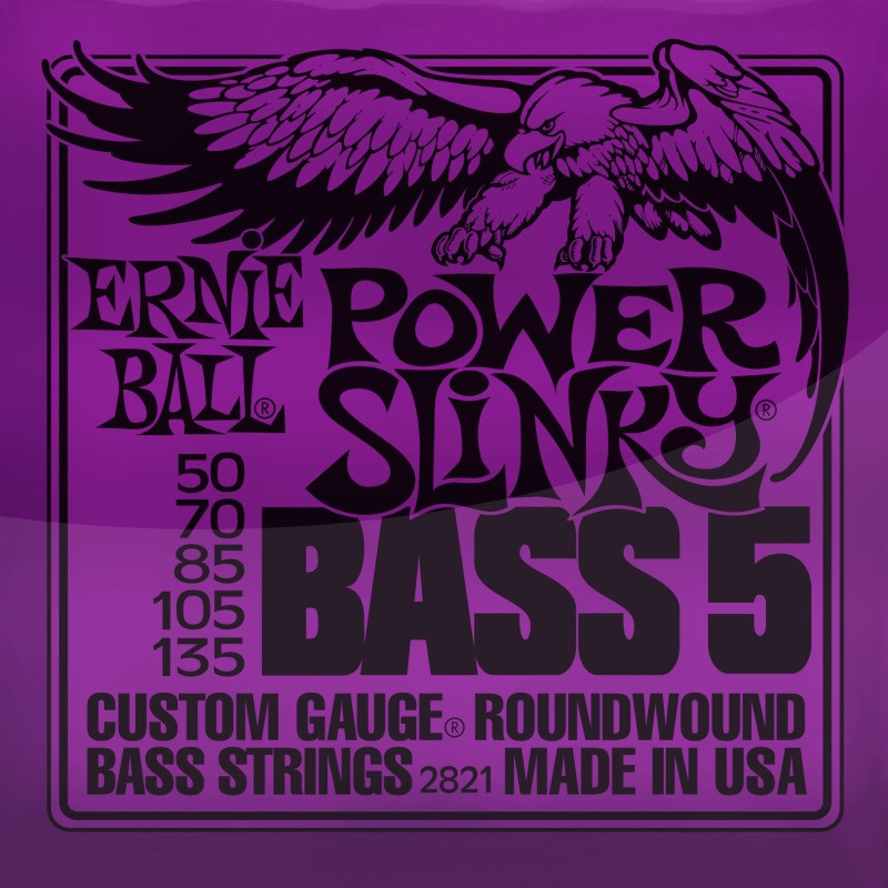 Струни Ernie Ball Slinky Nickel Wound Bass 50-135 (2821)