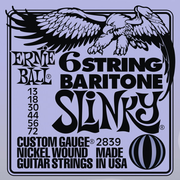 Струны Ernie Ball Slinky Nickel Wound Baritone 13-72 (P02839)