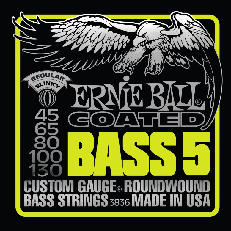 Струны Ernie Ball Slinky M-Steel Bass 45-130 (3836)
