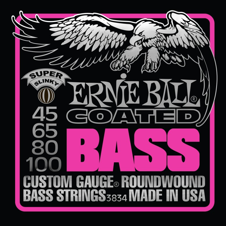 Струны Ernie Ball Slinky M-Steel Bass 45-100 (3834)