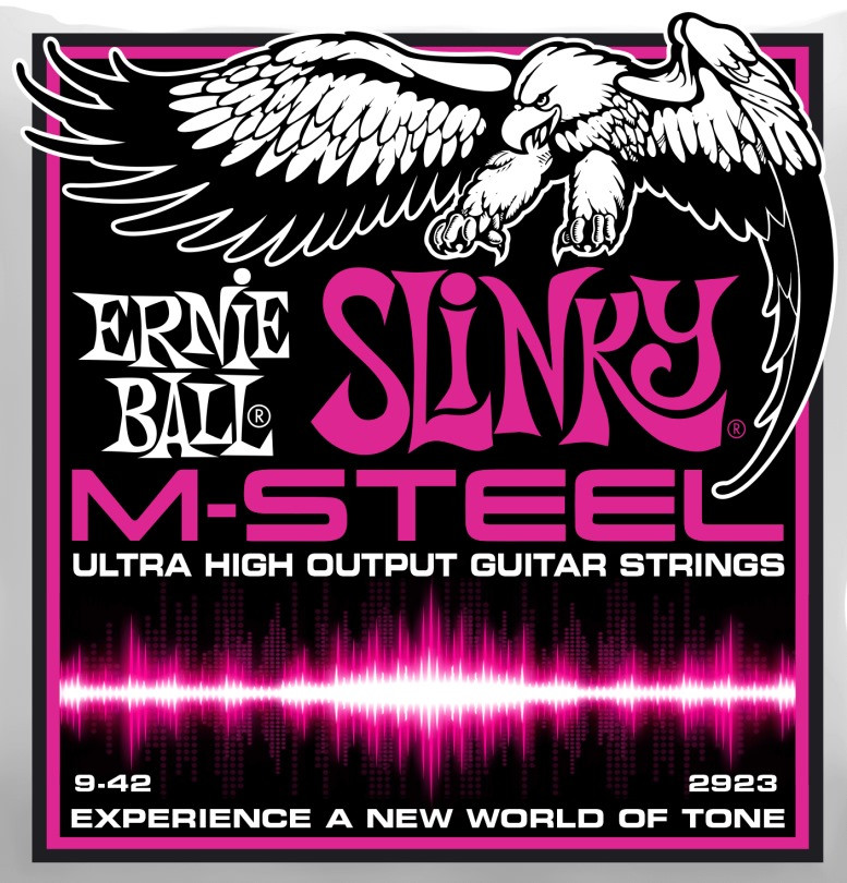 Струны Ernie Ball Slinky M-Steel 9-42 (2923)