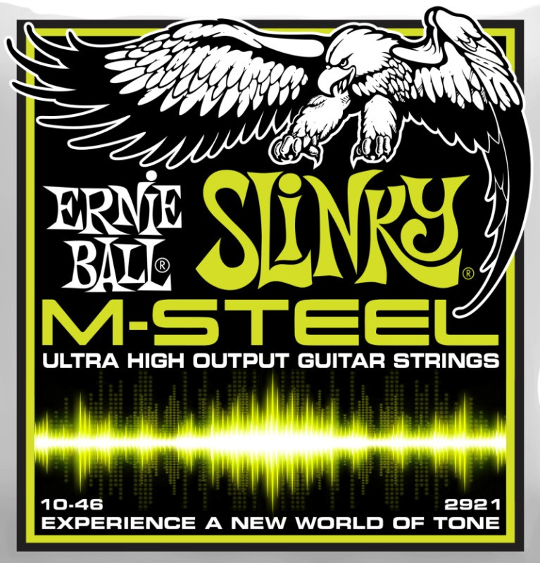 Струны Ernie Ball Slinky M-Steel 10-46 (2921)