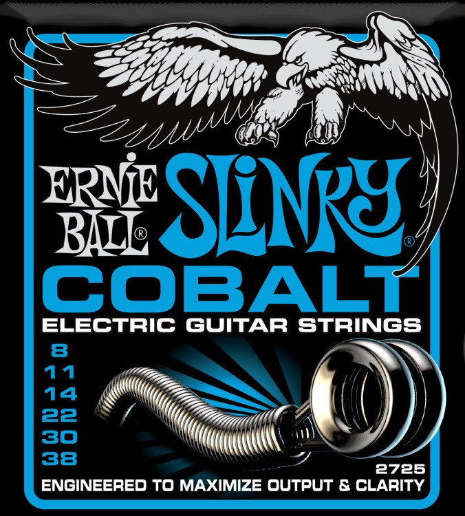 Струны Ernie Ball Slinky Cobalt 8-38 (2725)