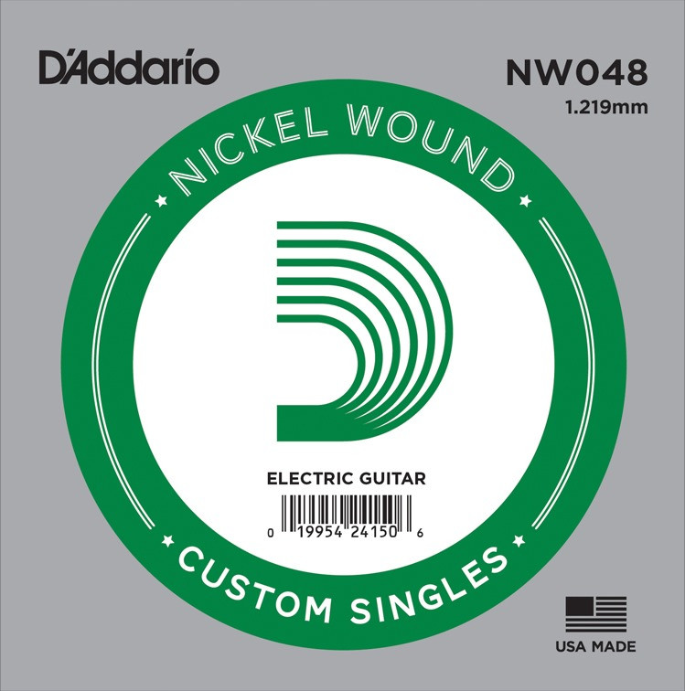 Струни DAddario Single XL Nickel Wound 48 (NW048)