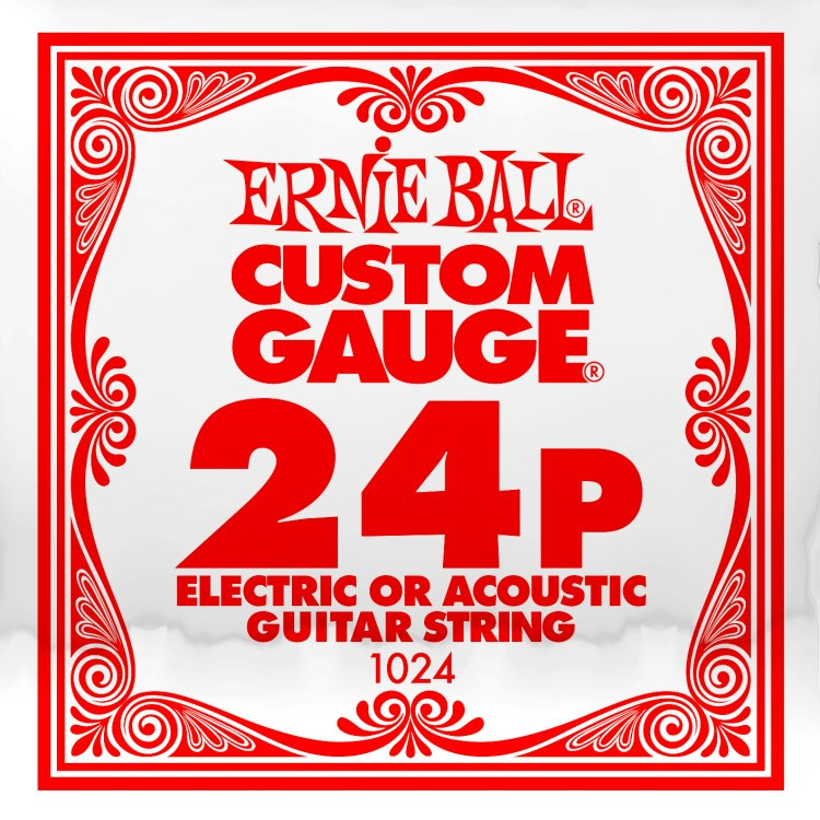 Струны Ernie Ball Single Plain Steel 24 (1024)