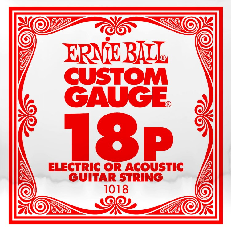 Струны Ernie Ball Single Plain Steel 18 (1018)