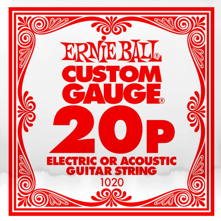 Струны Ernie Ball Single Plain Steel 20 (1020)