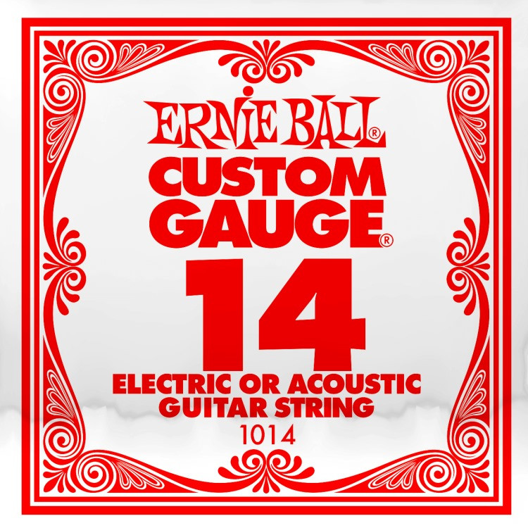 Струны Ernie Ball Single Plain Steel 14 (1014)