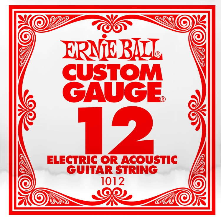 Струны Ernie Ball Single Plain Steel 12 (1012)