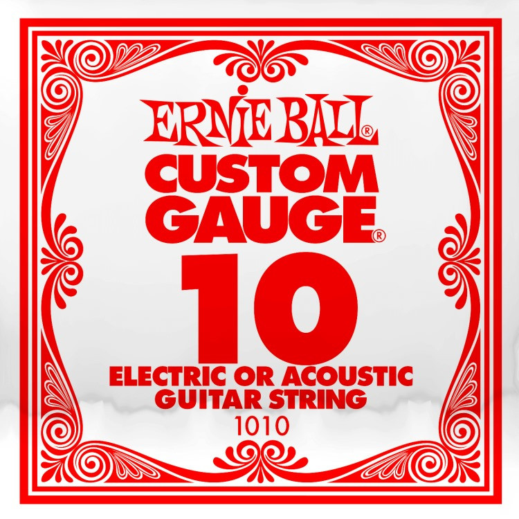 Струны Ernie Ball Single Plain Steel 10 (1010)
