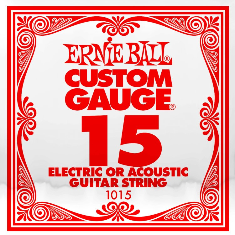 Струны Ernie Ball Single Plain Steel 15 (1015)