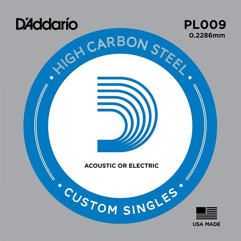 Струни DAddario Single Plain Steel 009 (PL009)