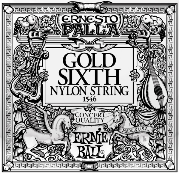 Струны Ernie Ball Single Nylon Golden Wound 42