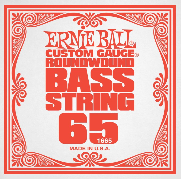 Струны Ernie Ball Single Nickel Wound Bass 65