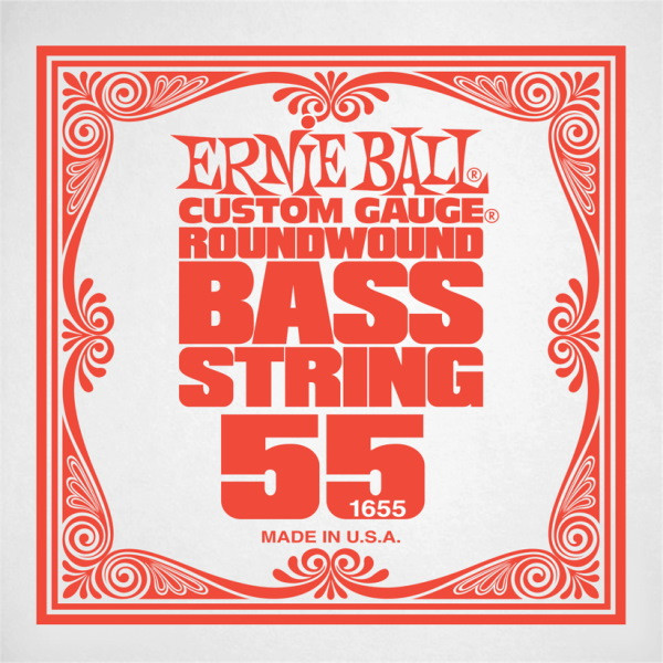 Струны Ernie Ball Single Nickel Wound Bass 55 (P01655)