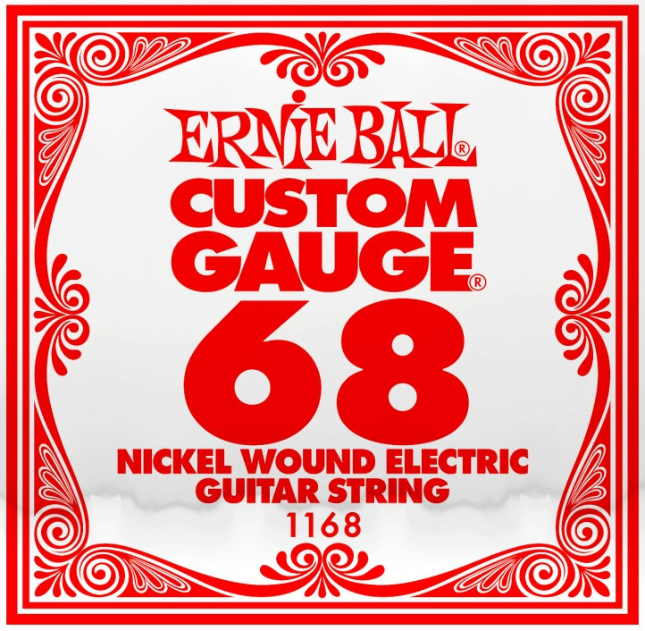 Струны Ernie Ball Single Nickel Wound 68