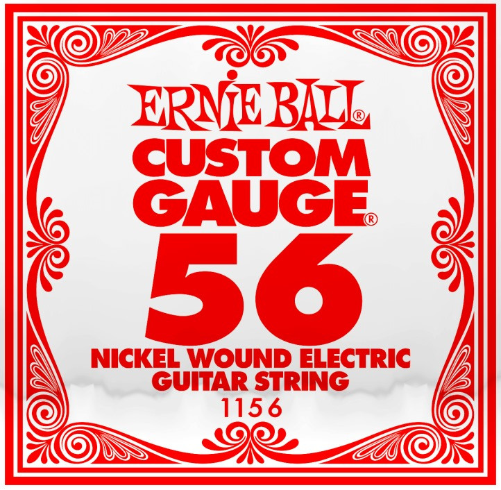 Струны Ernie Ball Single Nickel Wound 56