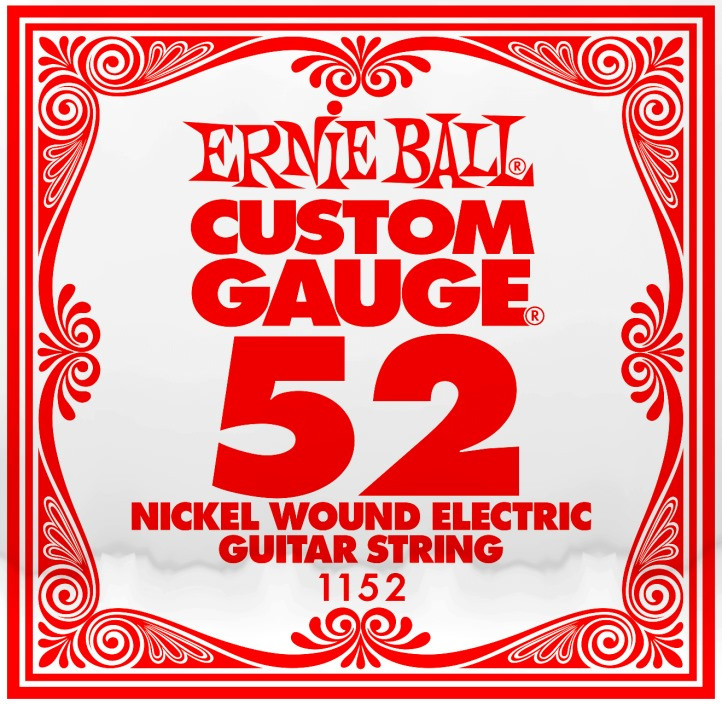 Струны Ernie Ball Single Nickel Wound 52