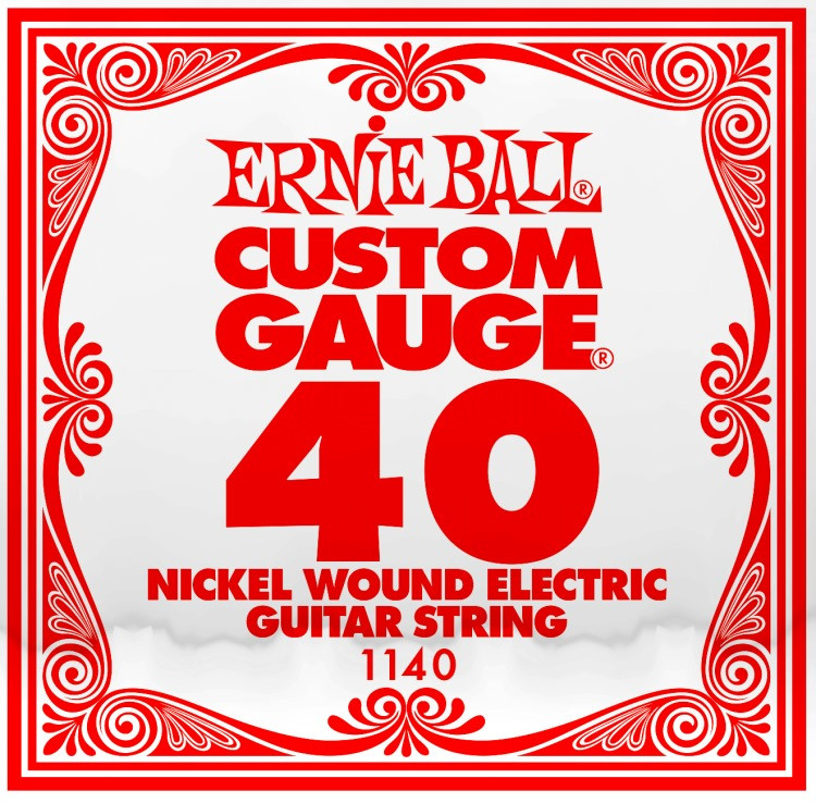 Струны Ernie Ball Single Nickel Wound 40