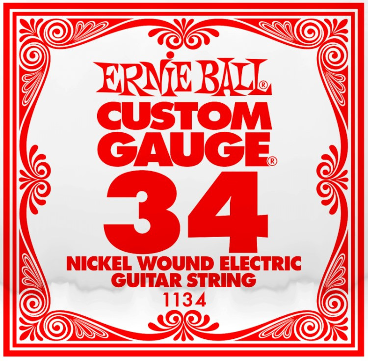 Струны Ernie Ball Single Nickel Wound 34