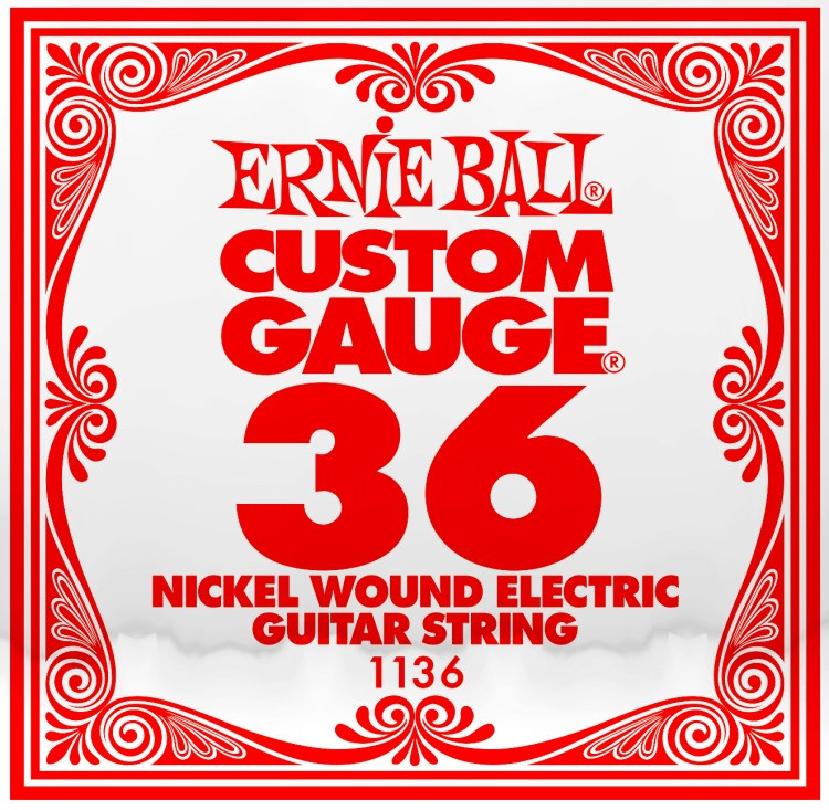 Струны Ernie Ball Single Nickel Wound 36