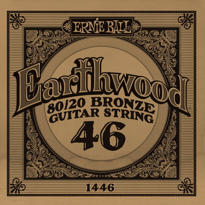 Струны Ernie Ball Single 80/20 Bronze 46 (P01446)