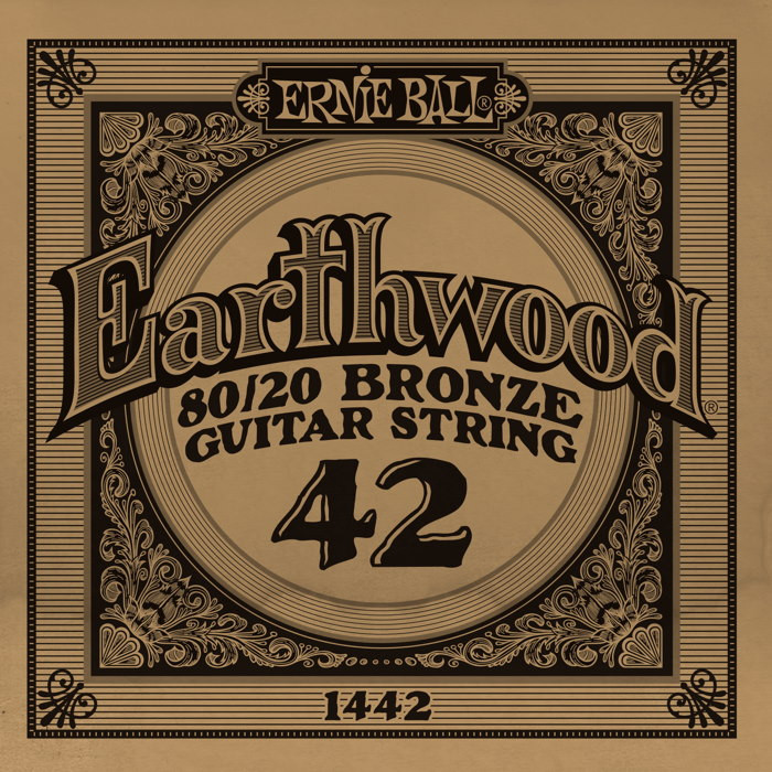 Струны Ernie Ball Single 80/20 Bronze 42 (P01442)