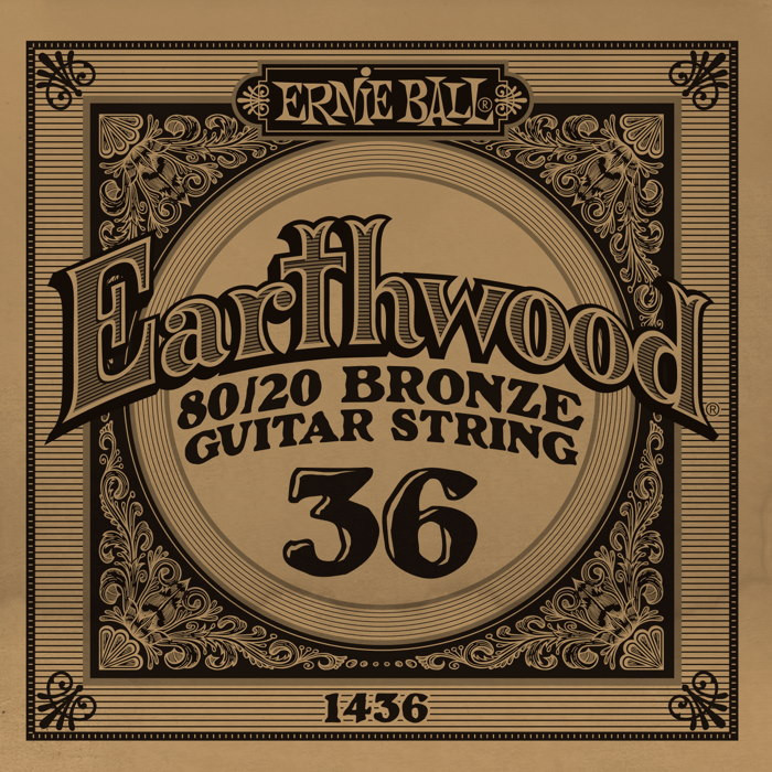 Струны Ernie Ball Single 80/20 Bronze 36