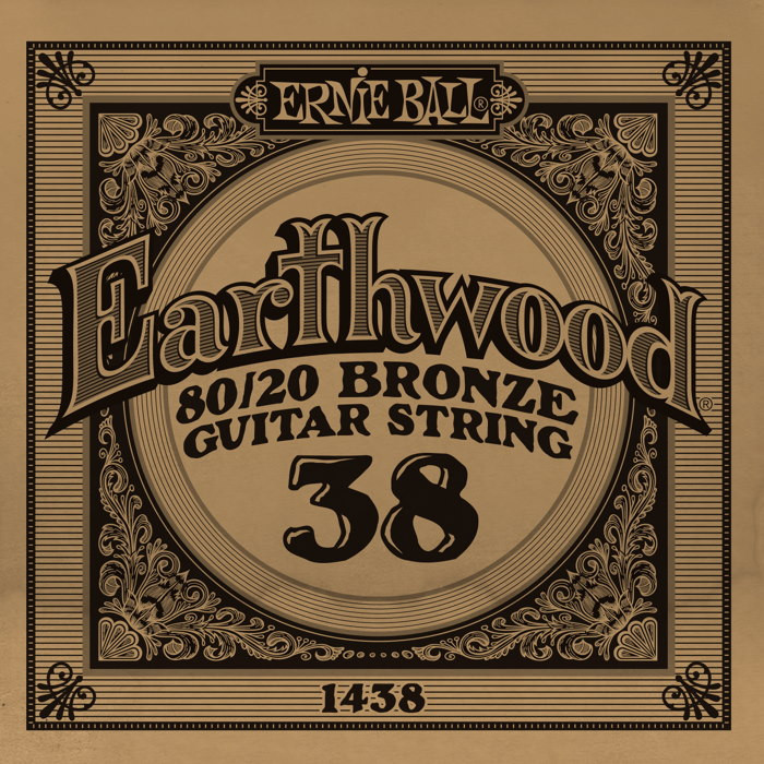 Струны Ernie Ball Single 80/20 Bronze 38 (P01438)