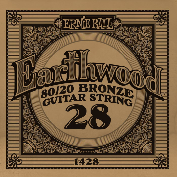 Струны Ernie Ball Single 80/20 Bronze 28 (P01428)