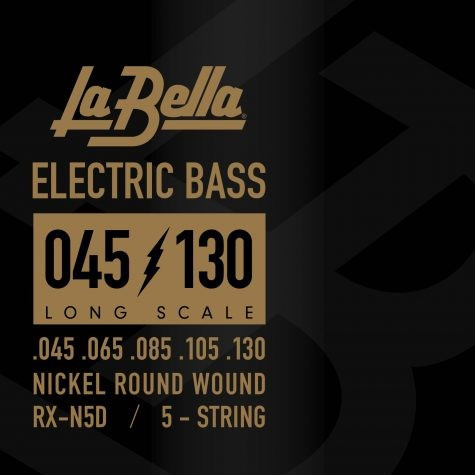 Струны La Bella RX Nickel Plated 5-String Bass 45-130