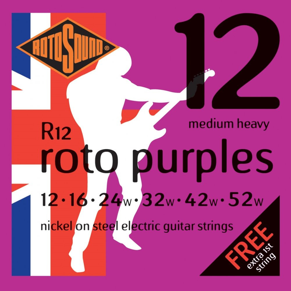 Струны Rotosound Roto Purples 12-52 (R12)
