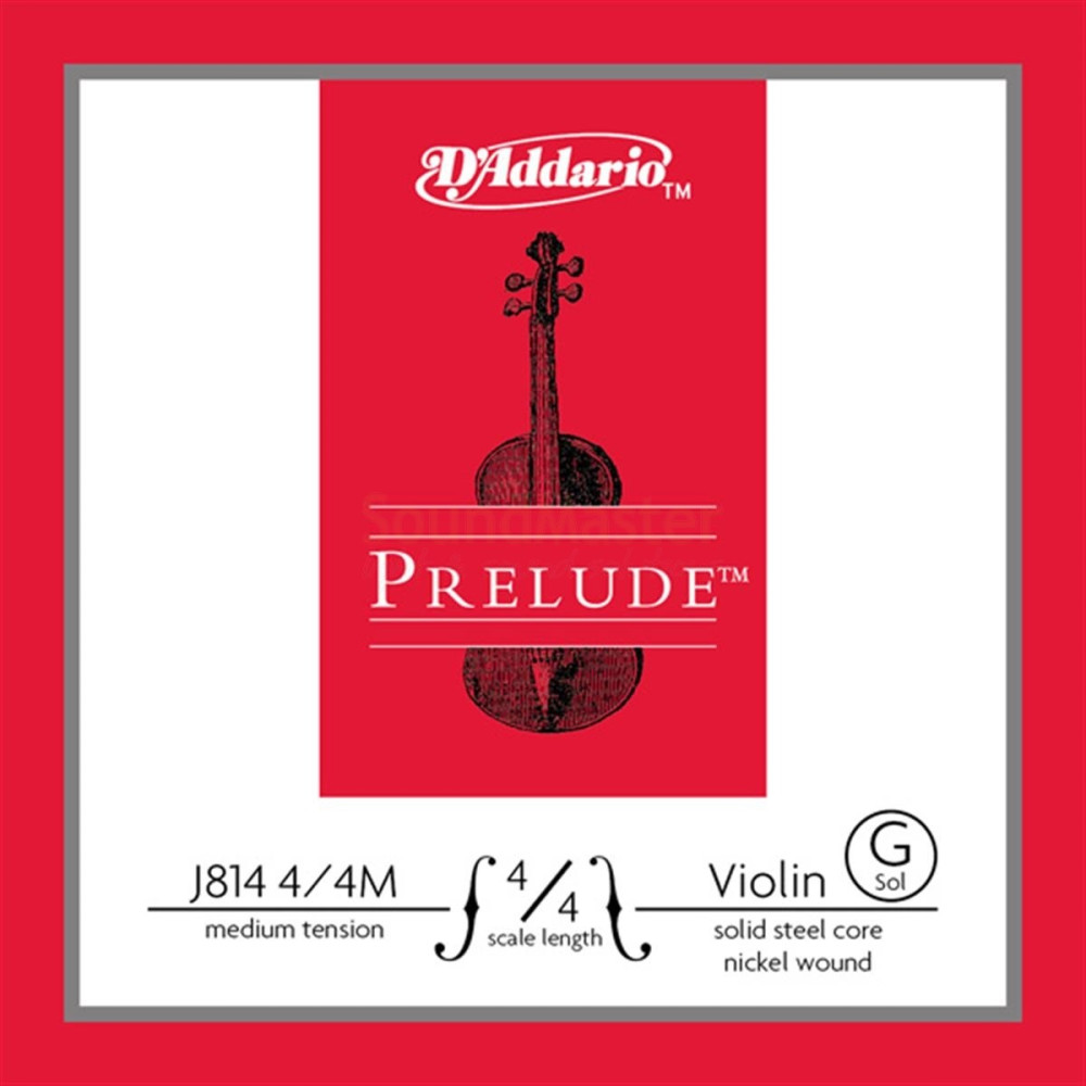 Струны DAddario Prelude Single G Violin 4/4 Medium (J814)
